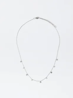 PARFOIS Armbänder>Halskette Aus Stahl Mit -Kristallen Silber