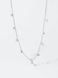 PARFOIS Armbänder>Halskette Aus Stahl Mit -Kristallen Silber