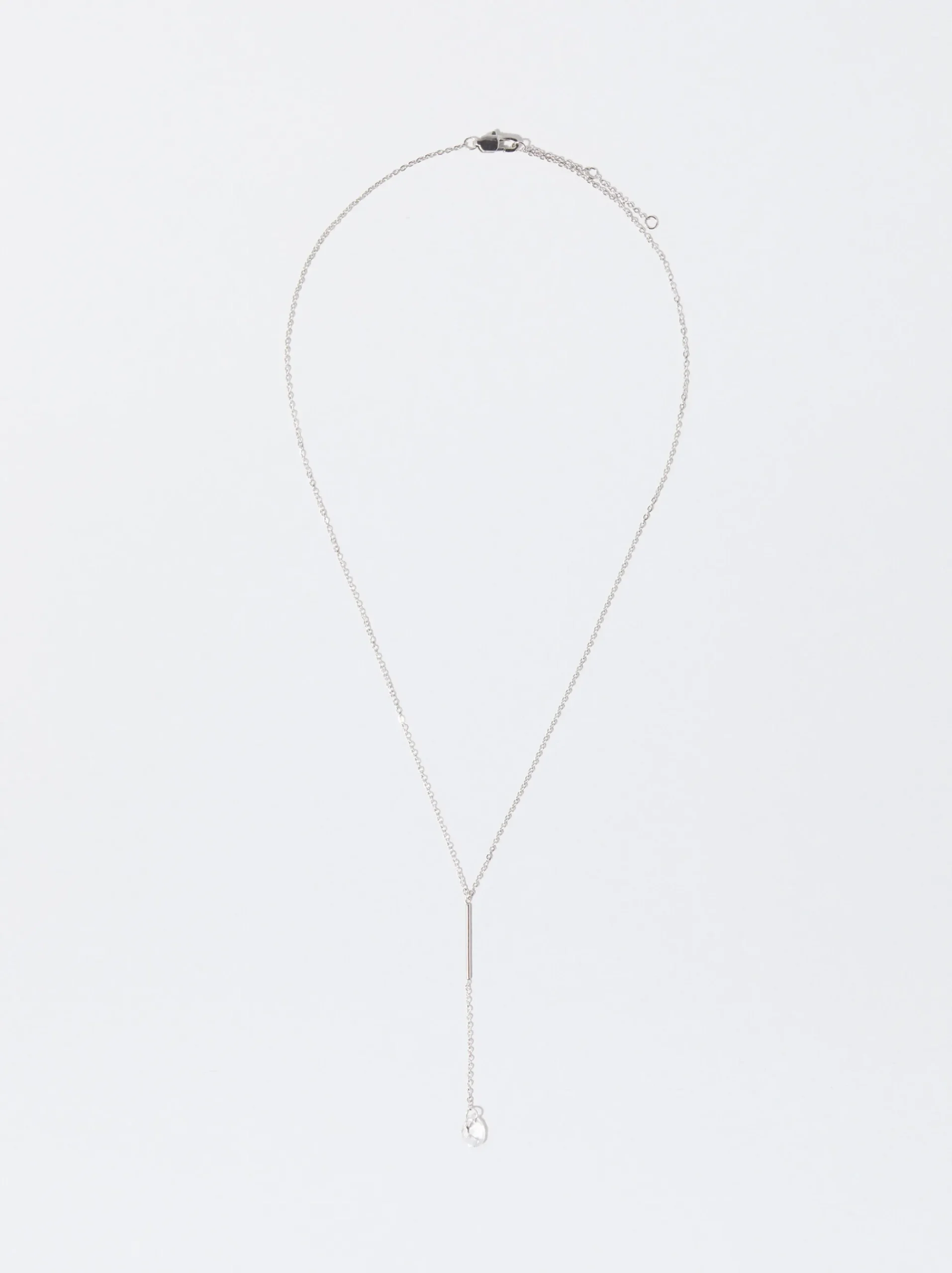 PARFOIS Armbänder>Halskette Aus Stahl Mit -Kristallen Silber