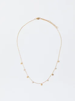 PARFOIS Armbänder>Halskette Aus Stahl Mit -Kristallen Golden