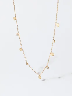 PARFOIS Armbänder>Halskette Aus Stahl Mit -Kristallen Golden