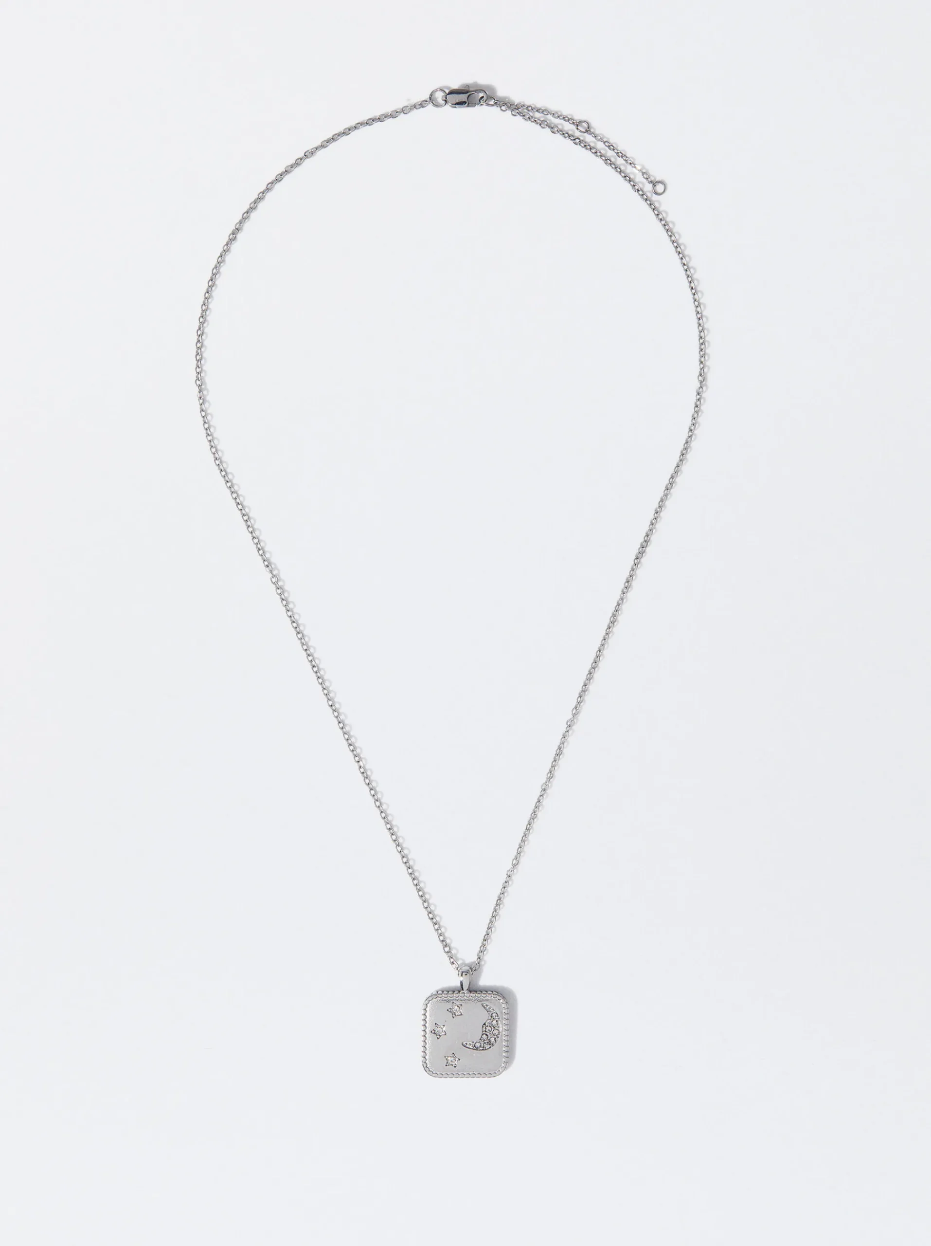 PARFOIS Armbänder>Halskette Aus Stahl Mit -Kristallen Silber