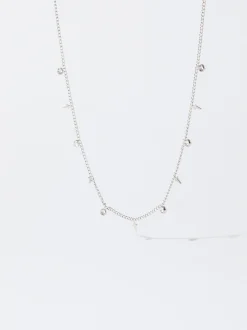 PARFOIS Armbänder|Set mit Armbändern>Halskette Aus Stahl Mit Zirkonen Silber