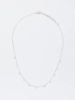 PARFOIS Armbänder|Set mit Armbändern>Halskette Aus Stahl Mit Zirkonen Silber