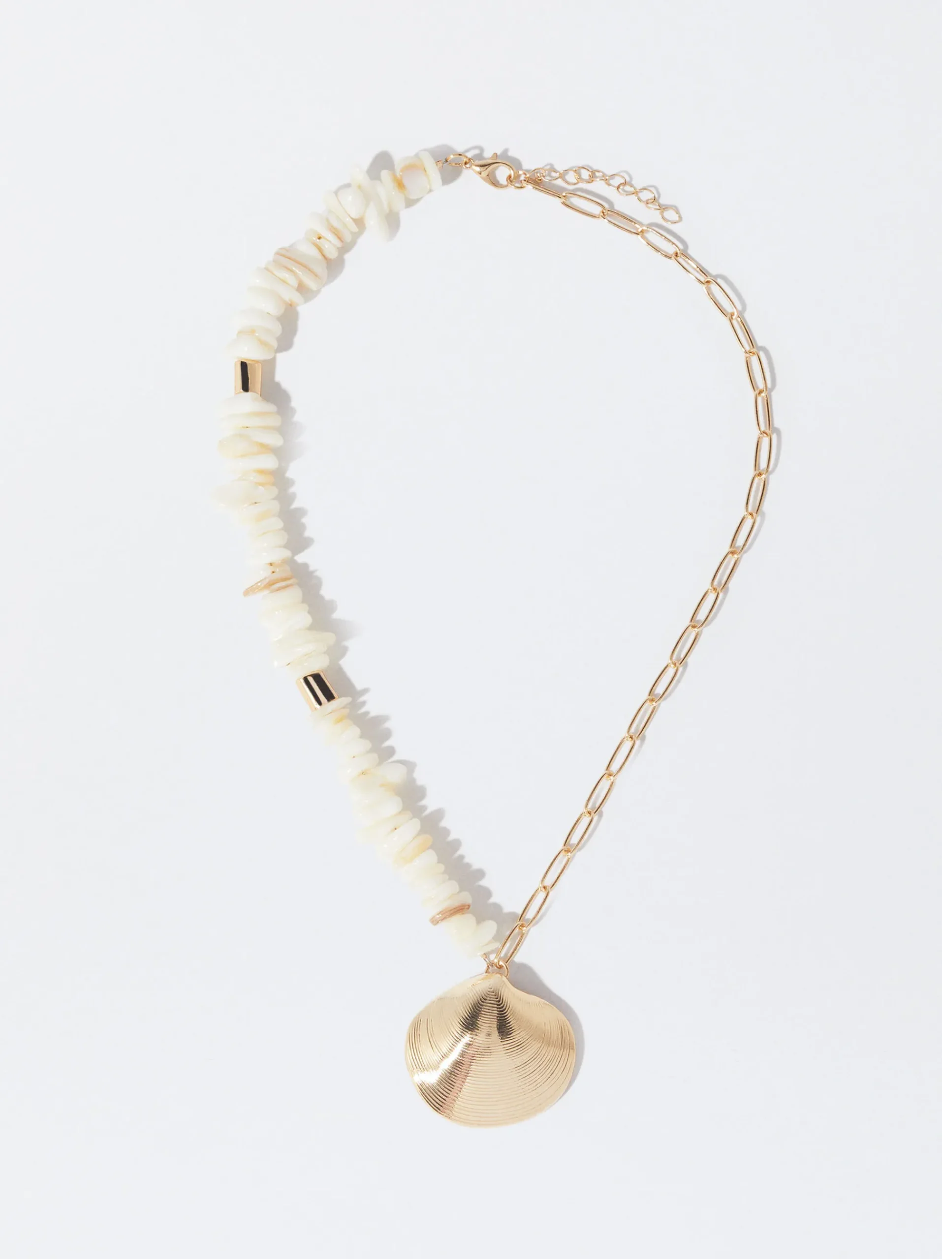 PARFOIS Ring-Sets|Ringe>Halskette Mit Muschel Golden