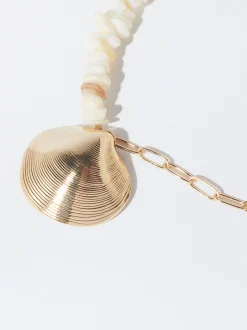 PARFOIS Ring-Sets|Ringe>Halskette Mit Muschel Golden