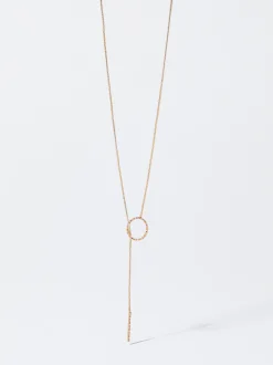 PARFOIS Raffinierter Modeschmuck|Lange Ohrringe>Halskette Mit Zirkonia Mehrfarbig