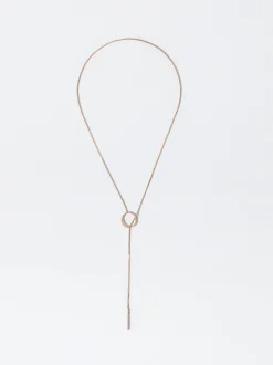 PARFOIS Raffinierter Modeschmuck|Lange Ohrringe>Halskette Mit Zirkonia Mehrfarbig