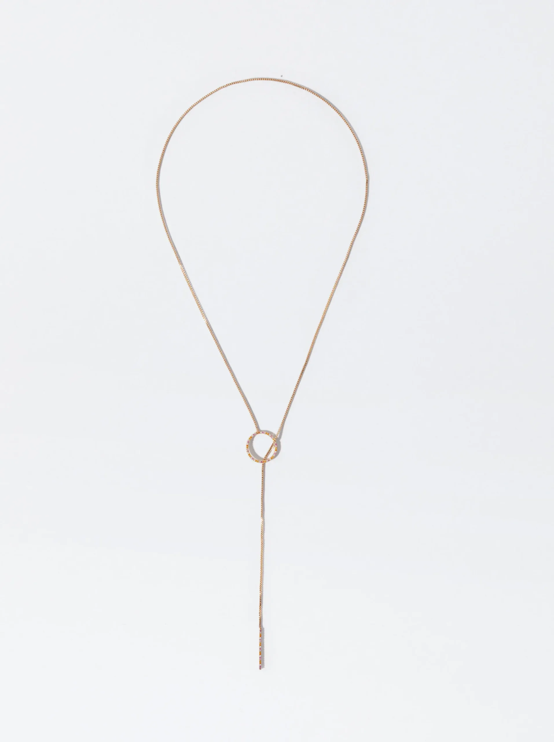 PARFOIS Raffinierter Modeschmuck|Lange Ohrringe>Halskette Mit Zirkonia Mehrfarbig