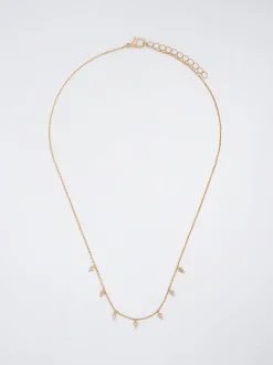 PARFOIS Raffinierter Modeschmuck>Halskette Mit Zirkonia Golden