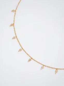 PARFOIS Raffinierter Modeschmuck>Halskette Mit Zirkonia Golden