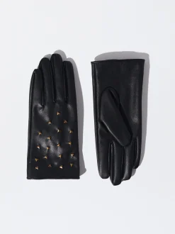 PARFOIS Kartenetuis>Handschuhe Mit Nieten Schwarz