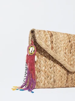 PARFOIS Umhängetaschen>Handtasche Aus Jute Beige