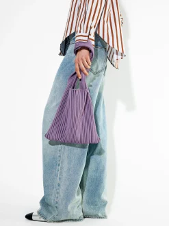 PARFOIS Basics|Umhängetaschen>Handtasche Aus Stoff Violett