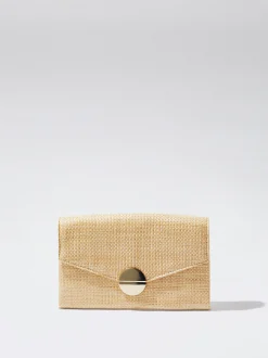 PARFOIS Umhängetaschen>Handtasche Aus Stroh Beige