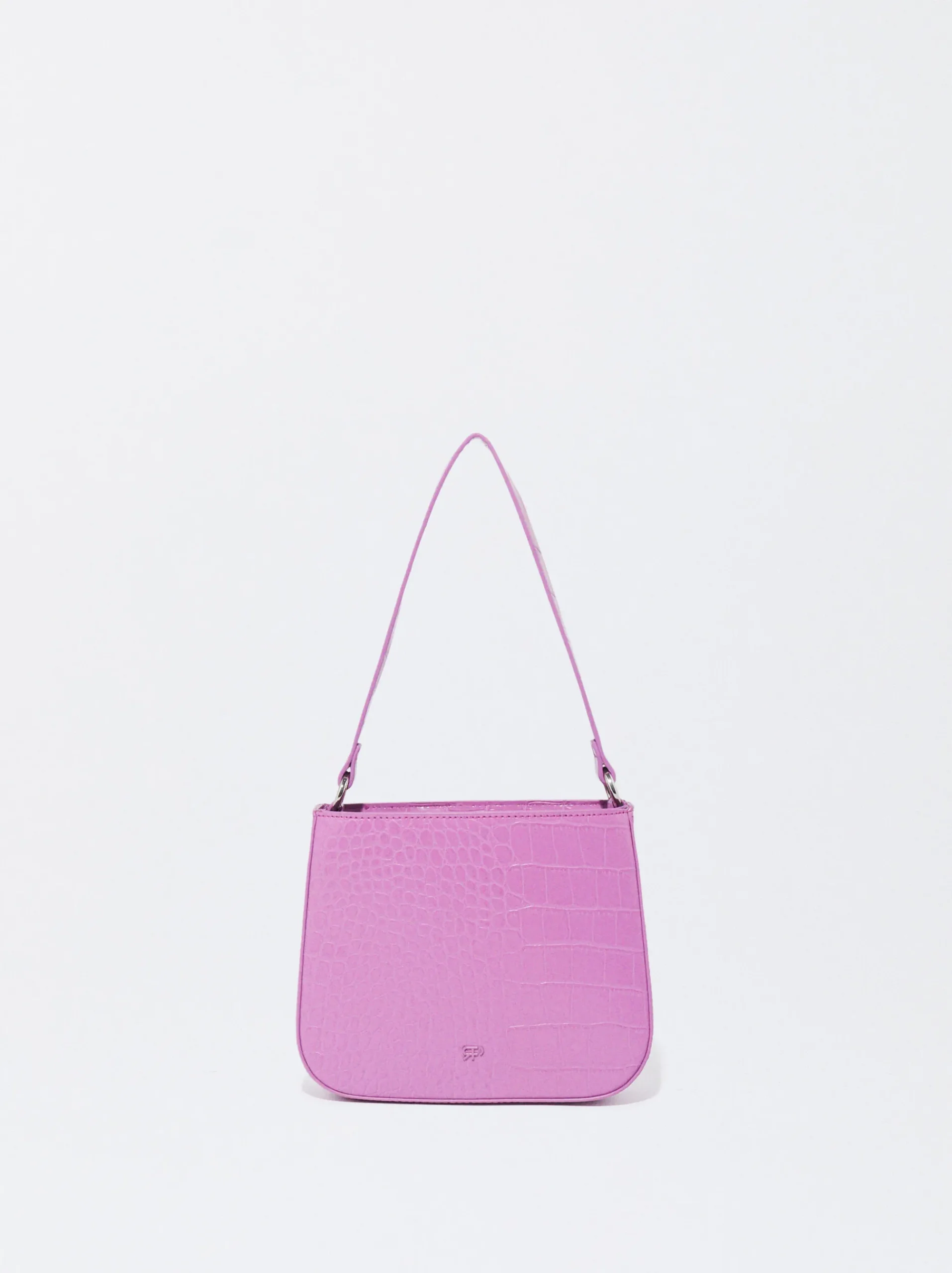 PARFOIS Basics>Handtasche Mit Tierhautprägung Rosa