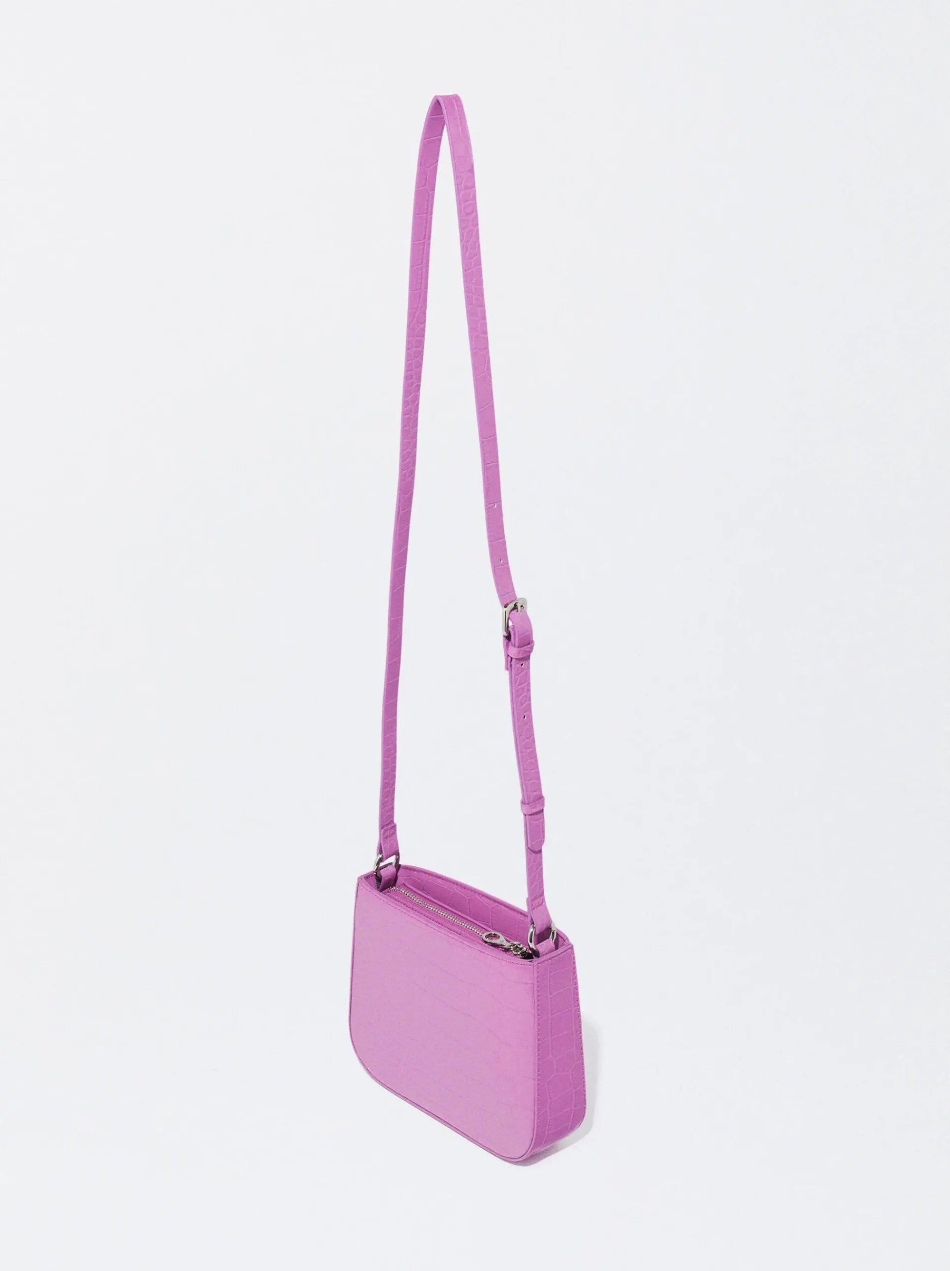 PARFOIS Basics>Handtasche Mit Tierhautprägung Rosa