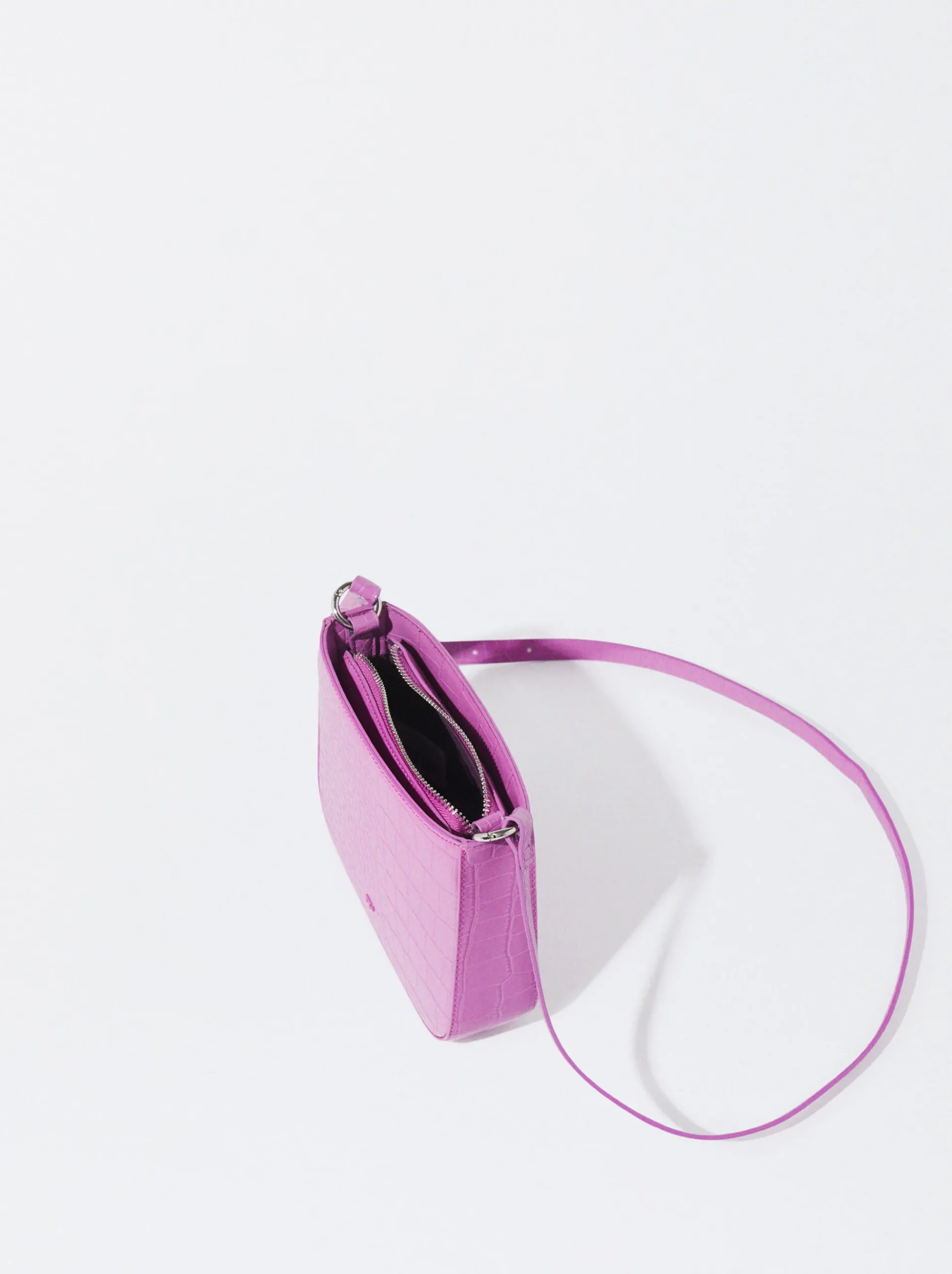 PARFOIS Basics>Handtasche Mit Tierhautprägung Rosa