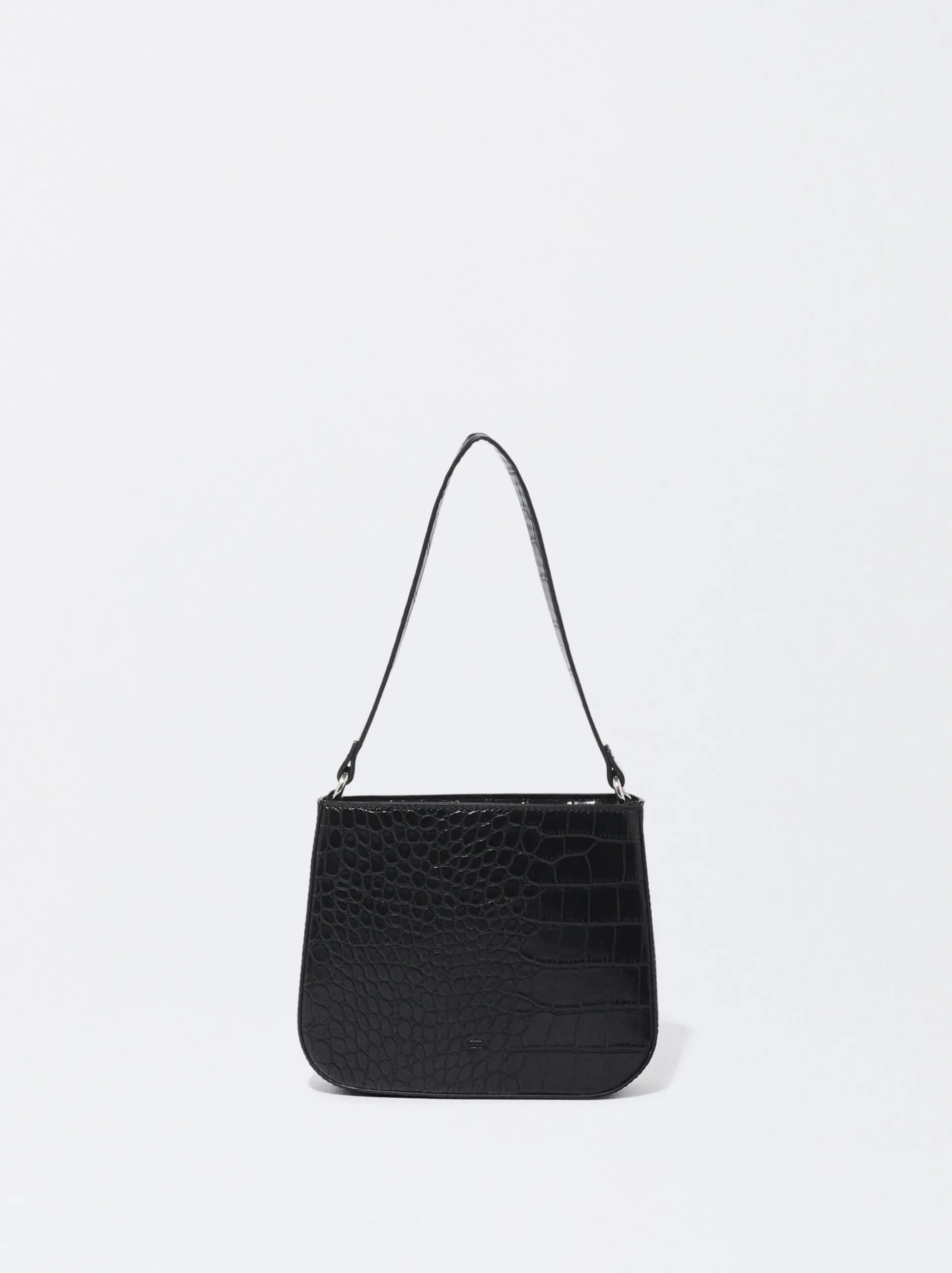 PARFOIS Sweatshirts>Handtasche Mit Tierhautprägung Schwarz