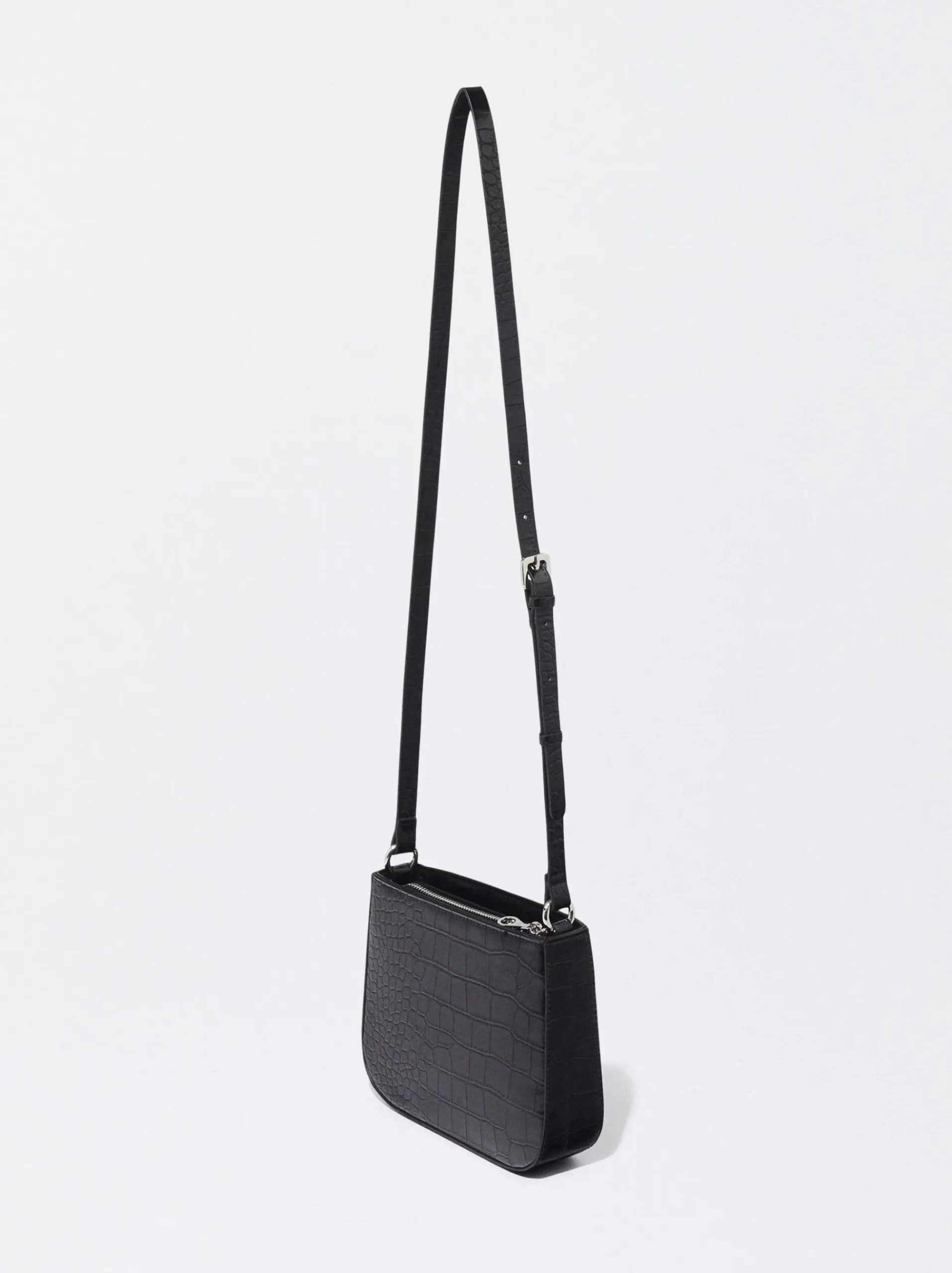 PARFOIS Sweatshirts>Handtasche Mit Tierhautprägung Schwarz