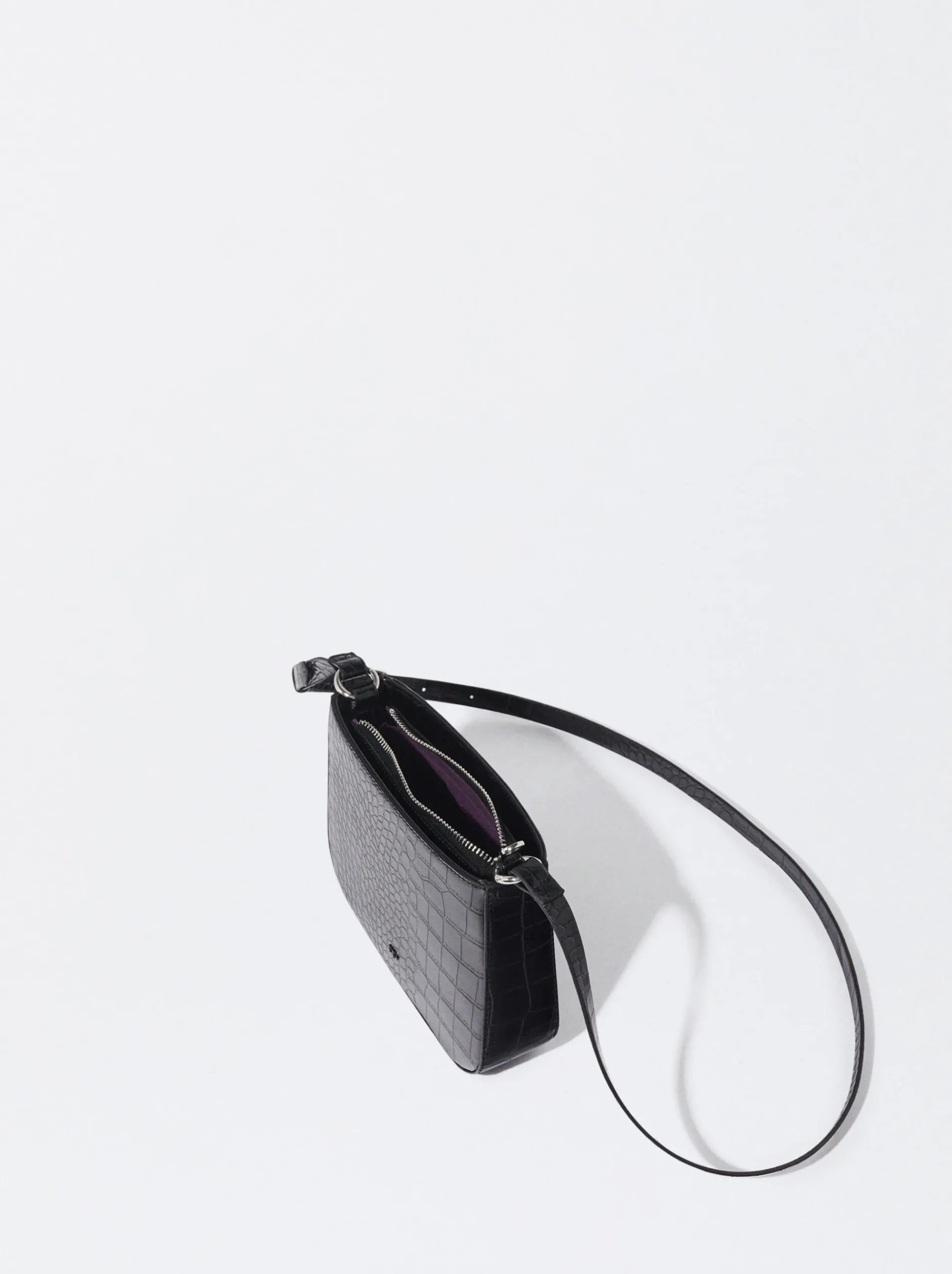 PARFOIS Sweatshirts>Handtasche Mit Tierhautprägung Schwarz