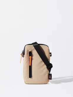 PARFOIS Gummis>Handyh&uuml;lle Aus Nylon Beige