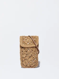 PARFOIS Handyhüllen>Handyh&uuml;lle Aus Stroh-Imitat Beige