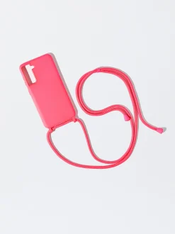 PARFOIS Gummis|Basics>Handyh&uuml;lle Samsung Galaxy S21 Fuchsia