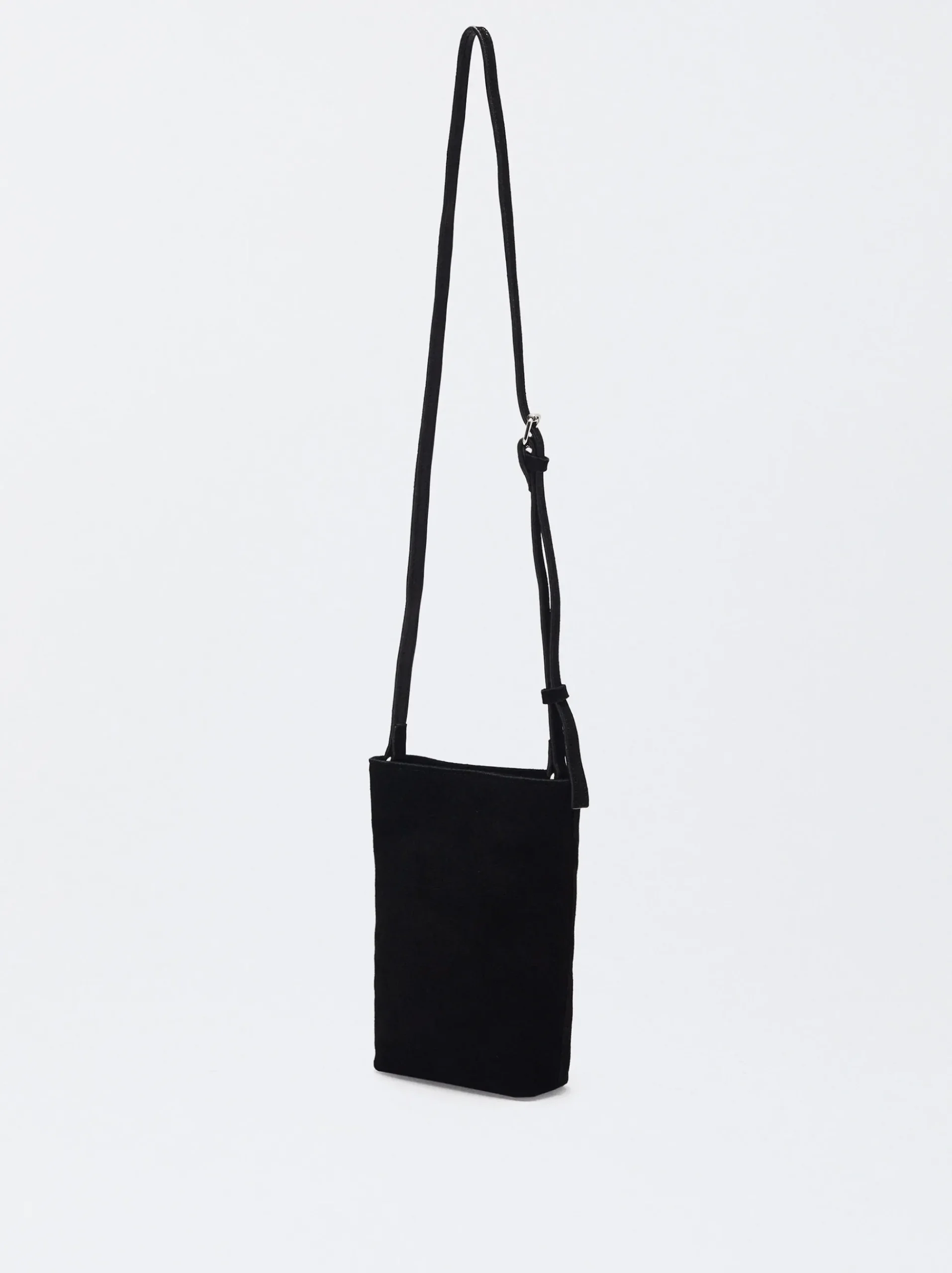 PARFOIS Gummis>Handytasche Aus Wildleder Schwarz