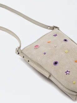 PARFOIS Gummis>Handytasche Aus Wildleder Grau