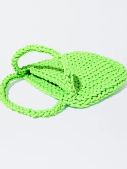 PARFOIS Gürteltaschen>H&auml;kel-Handtasche Gr&uuml;n