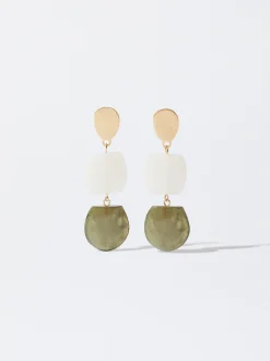 PARFOIS Lange Ohrringe|Trend Collection>H&auml;ngeohrringe Mit Zierperlen Mehrfarbig