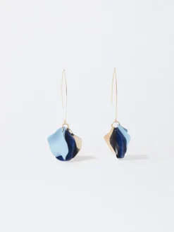 PARFOIS Lange Ohrringe>Hängeohrringe Mit Zierperlen Marineblau