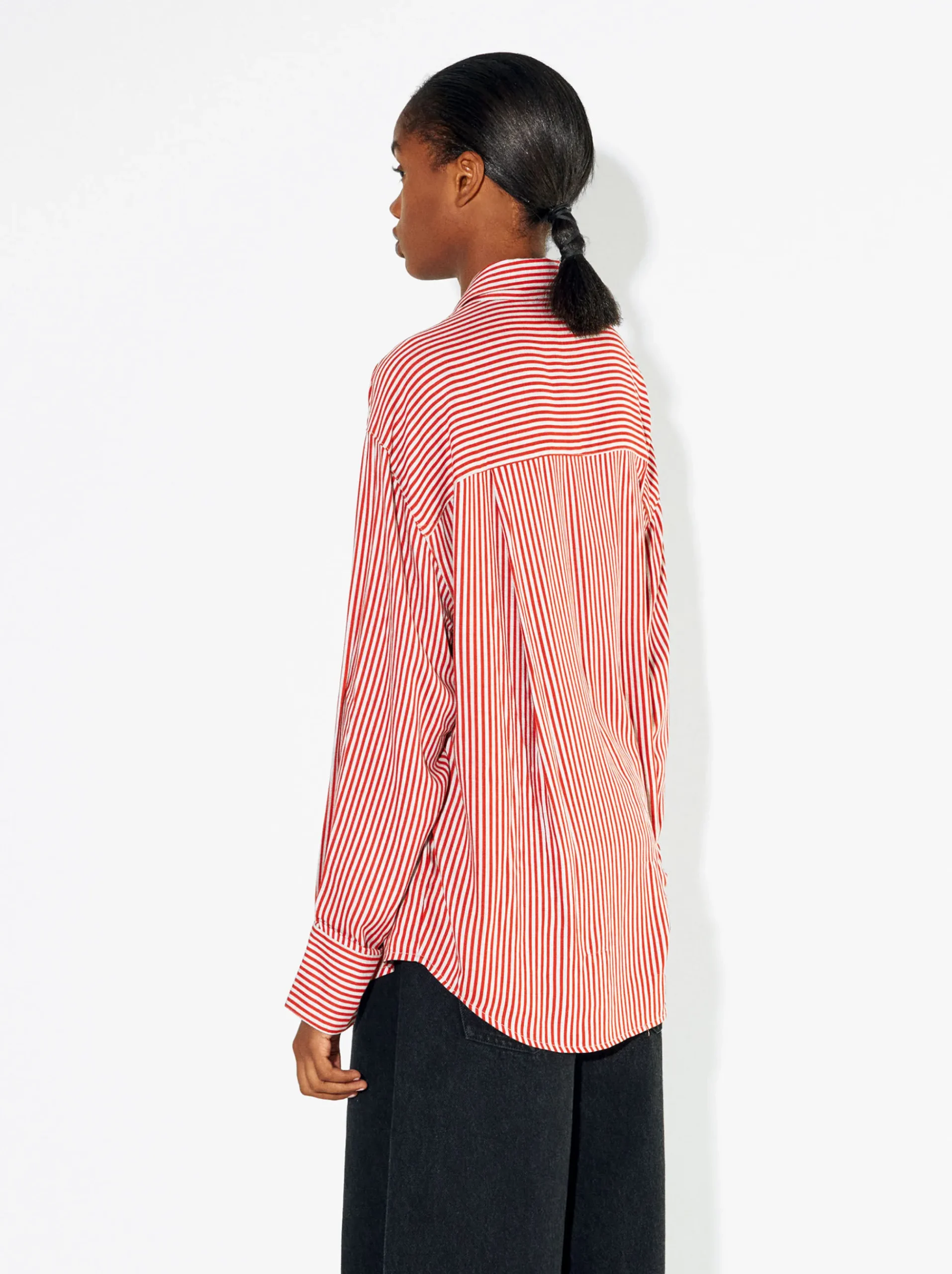 PARFOIS Kleider>Hemd Mit Streifen Rot