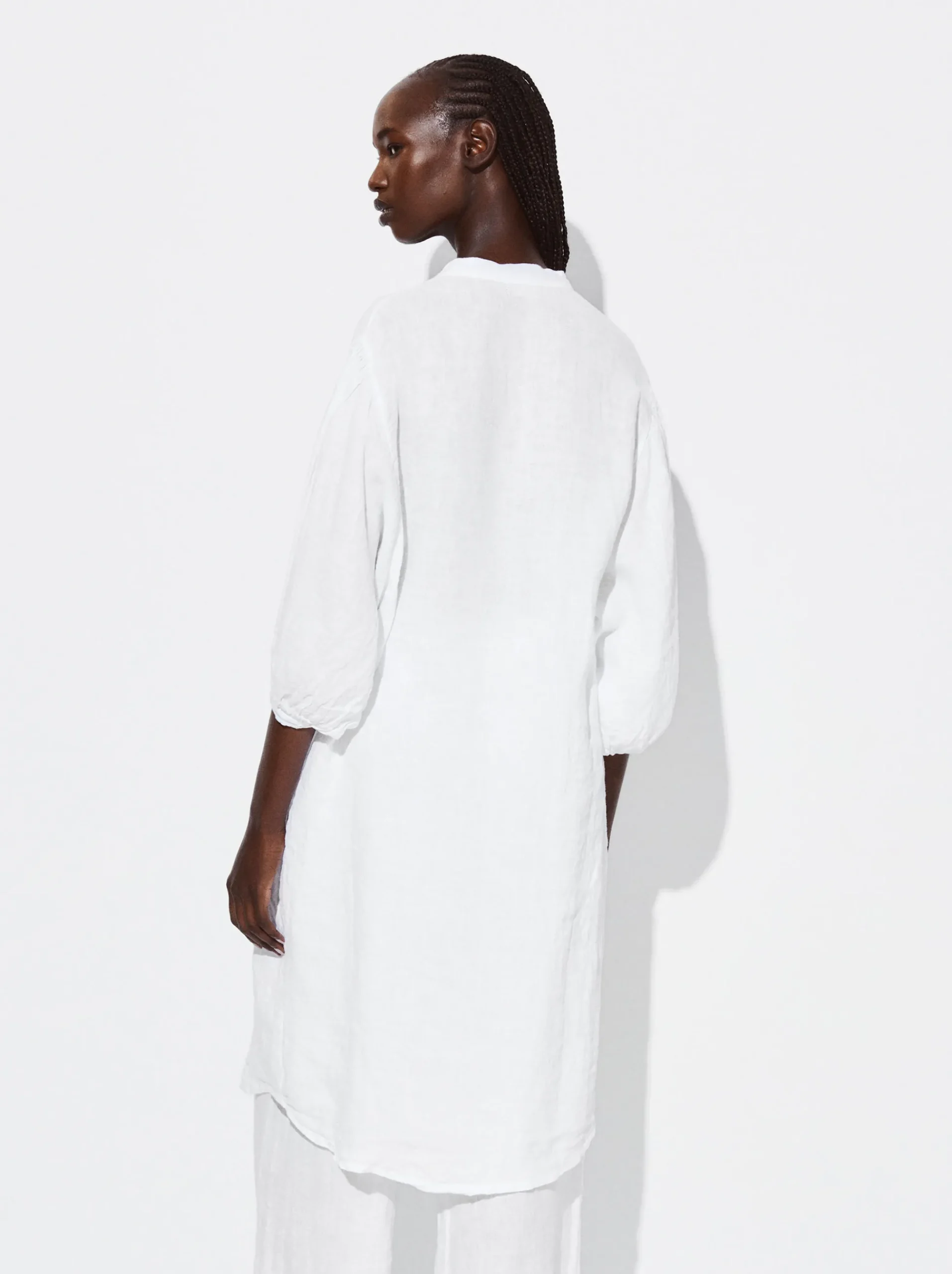 PARFOIS Schultertaschen>Hemdkleid Aus 100% Leinen Weib