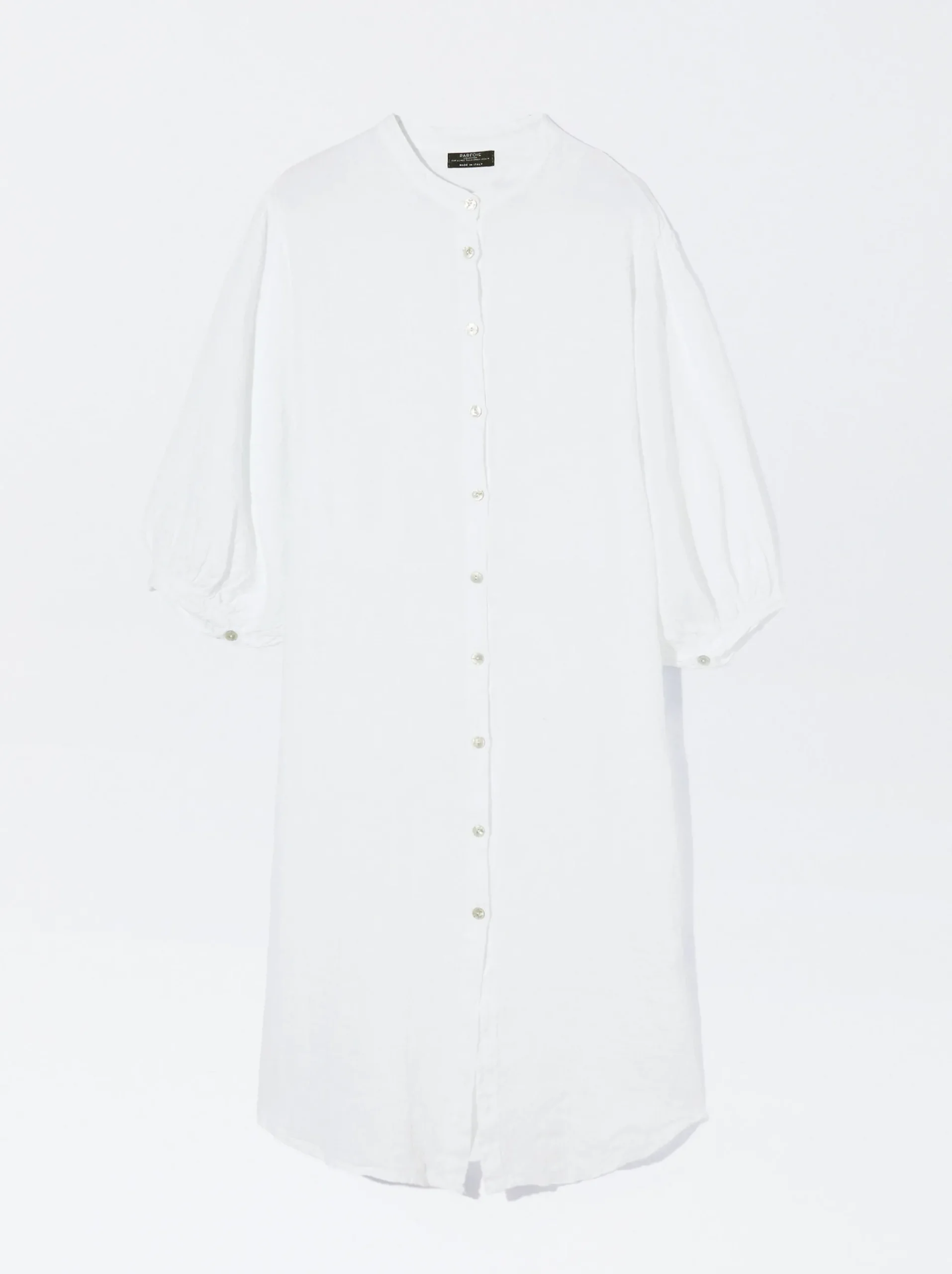 PARFOIS Schultertaschen>Hemdkleid Aus 100% Leinen Weib