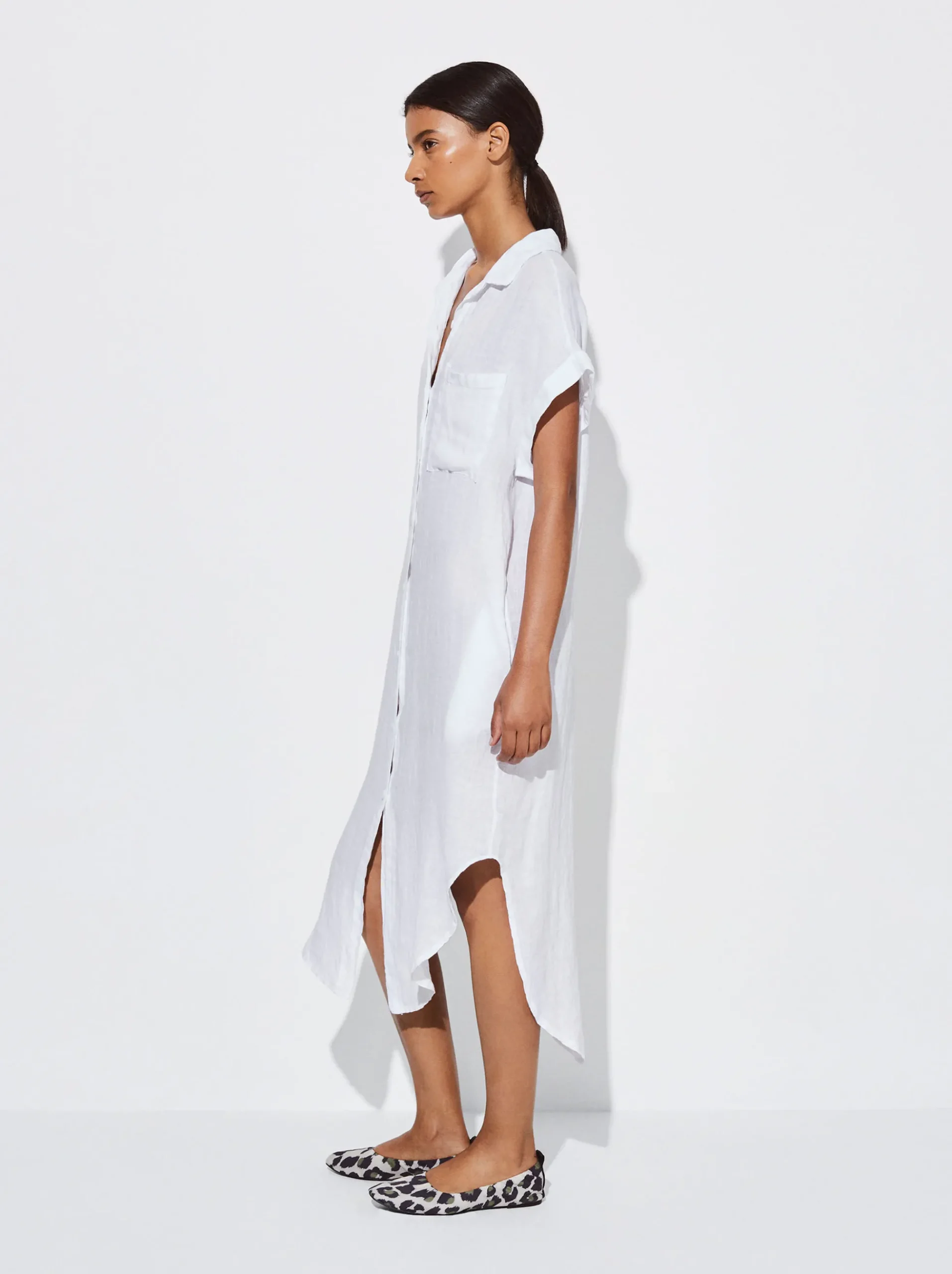 PARFOIS Schultertaschen>Hemdkleid Aus Leinen Weib