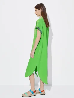 PARFOIS Schultertaschen>Hemdkleid Aus Lyocell Gr&uuml;n