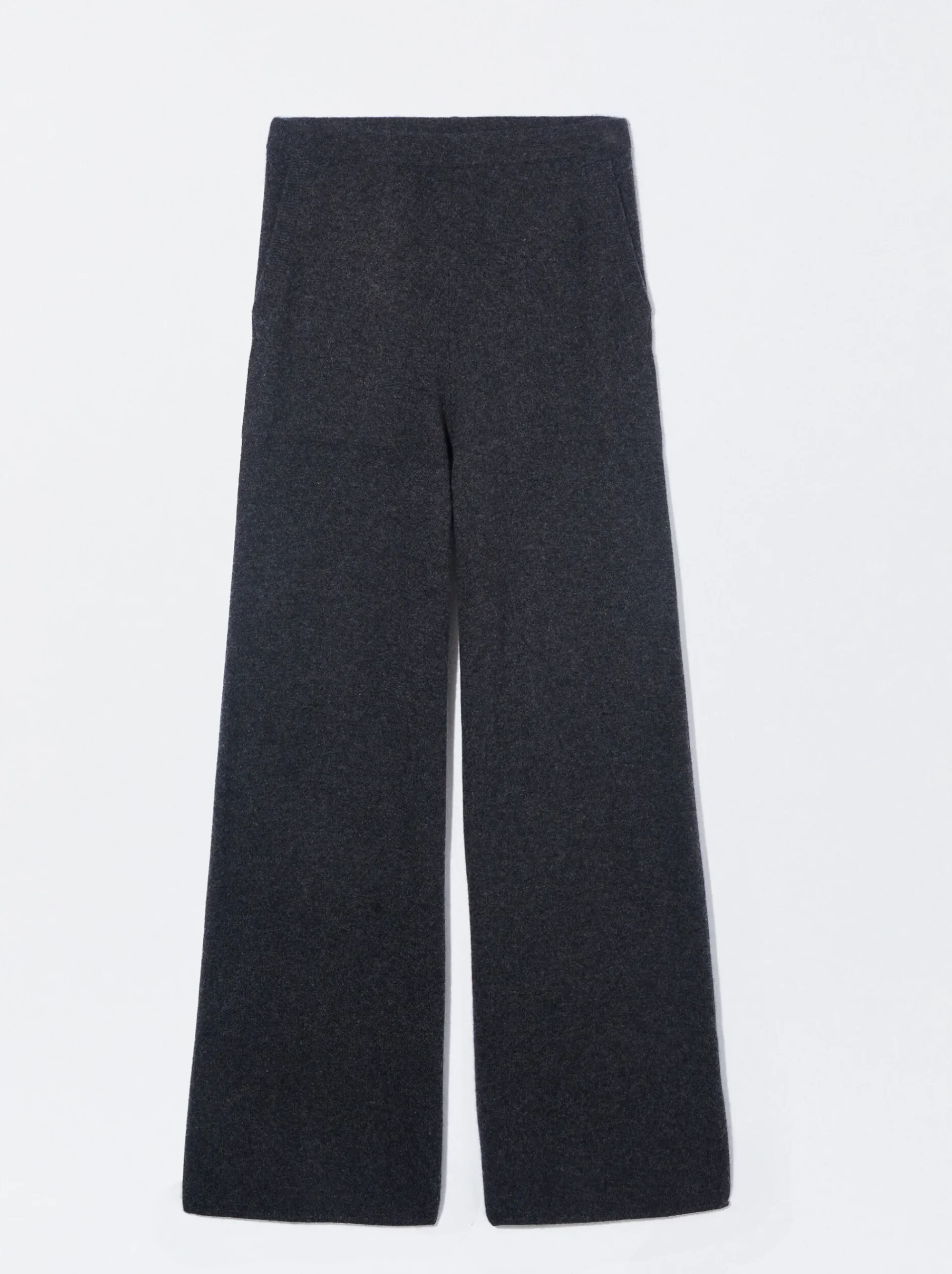 PARFOIS Lange Halsketten>Hose Aus 100% Kaschmir Grau