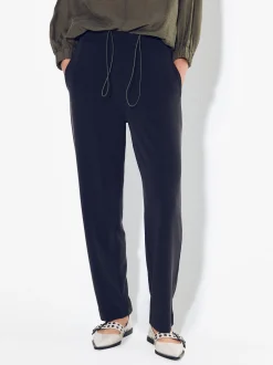 PARFOIS Strick|Tops und Shirts>Hose Aus Modal Mit Elastischer Taille Grau