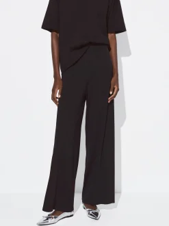 PARFOIS Basics|Tops und Shirts>Hose Mit Elastischer Taille Schwarz