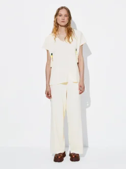 PARFOIS Tops und Shirts>Hose Mit Elastischer Taille Ekr&uuml;