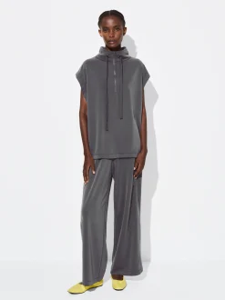 PARFOIS Basics|Strick>Hose Mit Elastischer Taille Grau