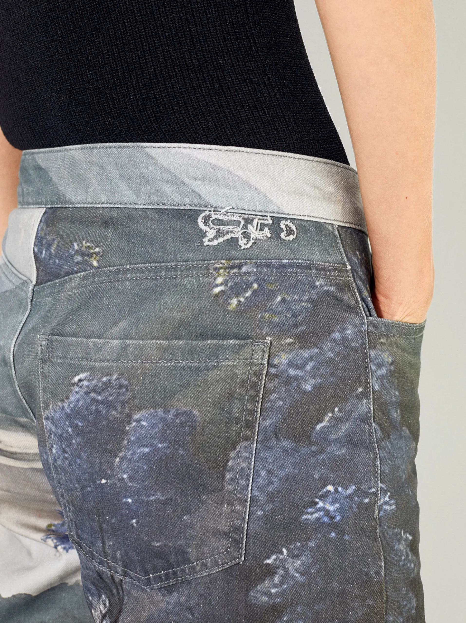 PARFOIS Schultertaschen|Taschen aus Leder NEW>Hose Mit Print Aus 100% Aumwolle Mehrfarbig