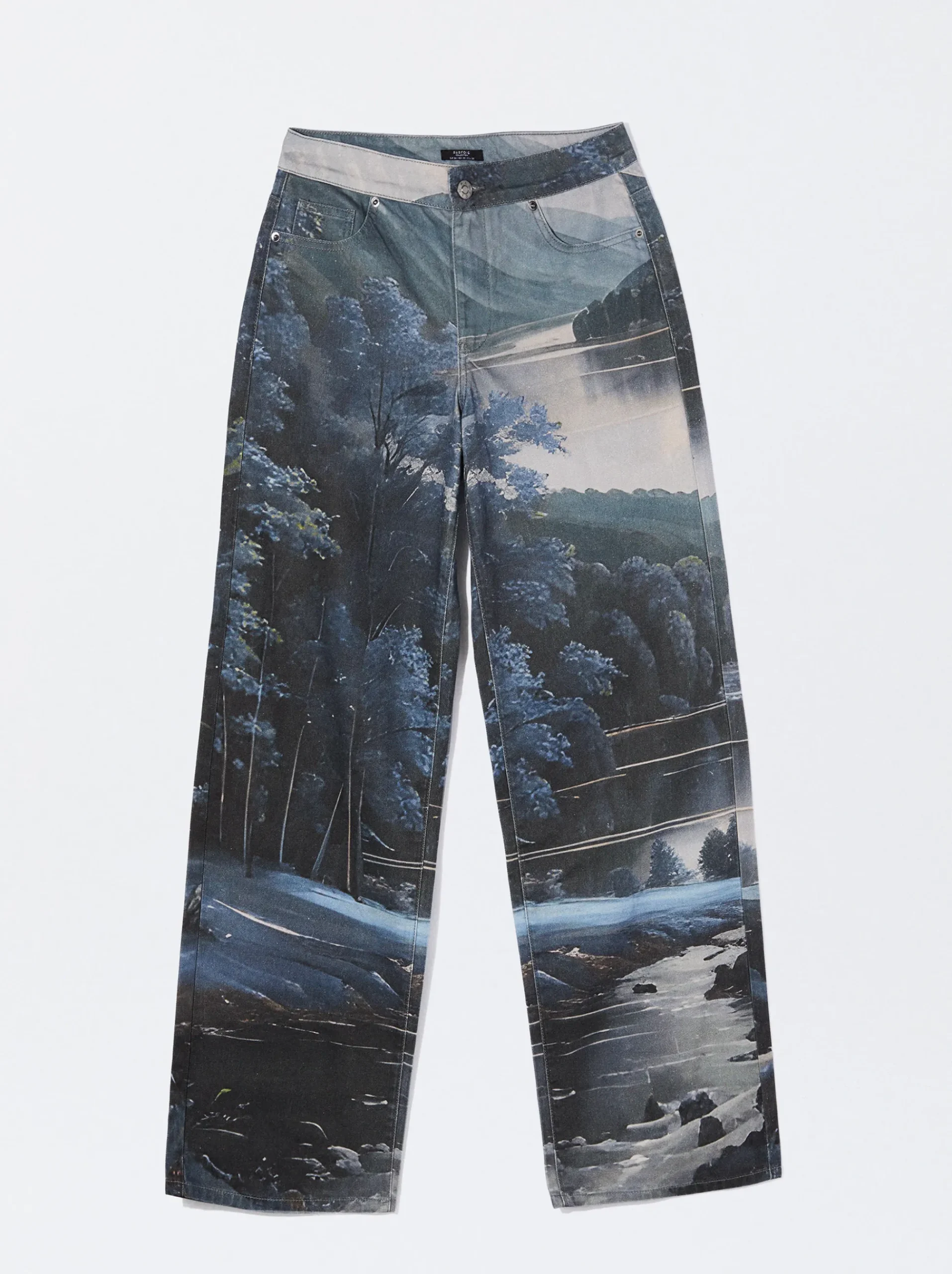 PARFOIS Schultertaschen|Taschen aus Leder NEW>Hose Mit Print Aus 100% Aumwolle Mehrfarbig