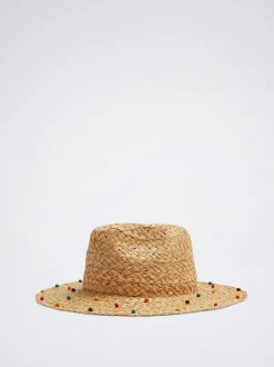 PARFOIS Geldbeutel>Hut Aus Raphia Beige