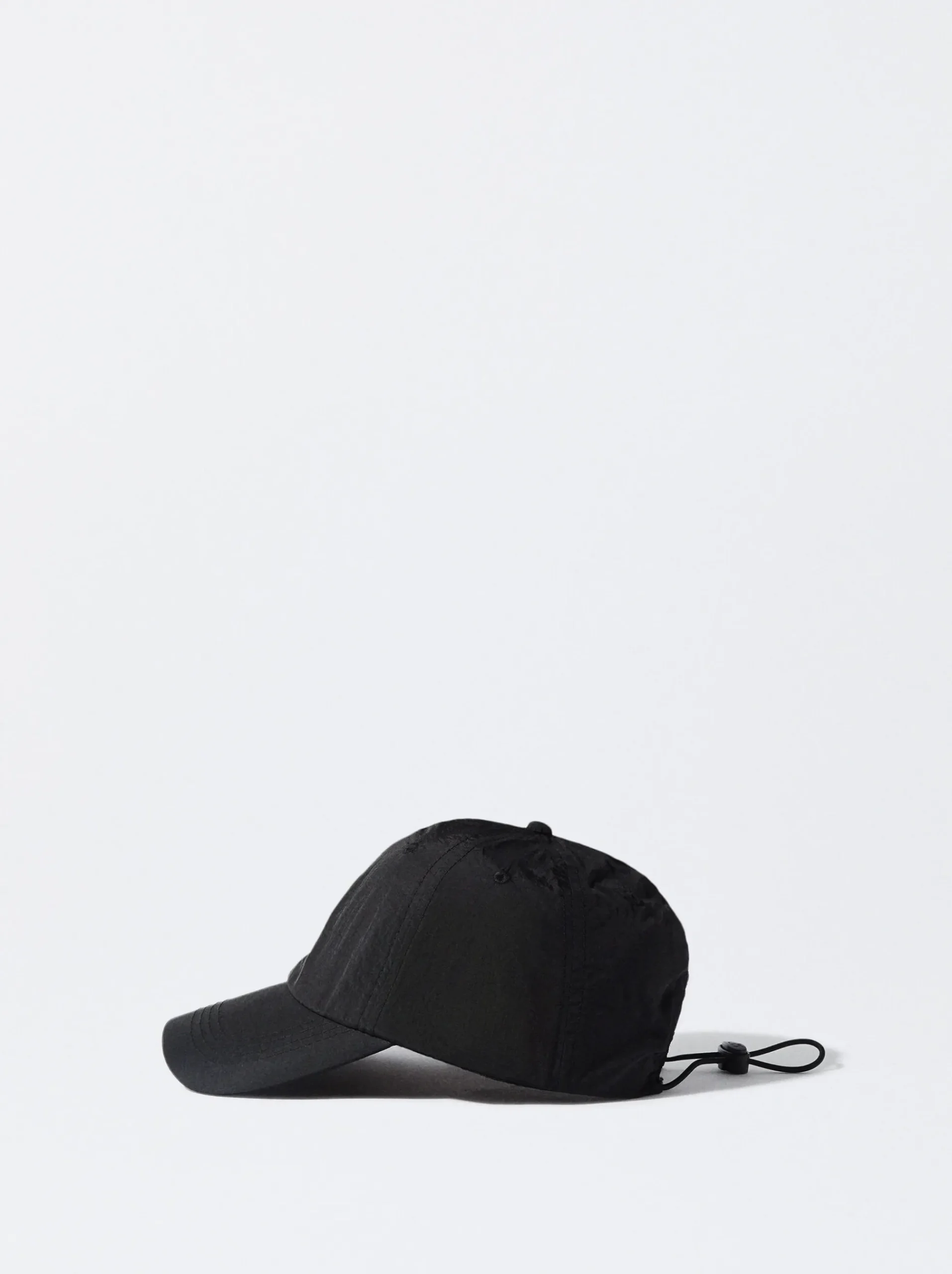 PARFOIS Strohhüte|Bucket>Hut Aus Recyceltem Nylon Mit Kordelzug Schwarz