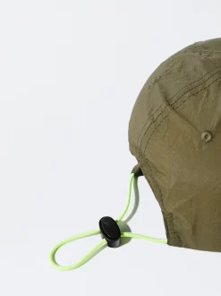 PARFOIS Strohhüte>Hut Aus Recyceltem Nylon Mit Kordelzug Khaki