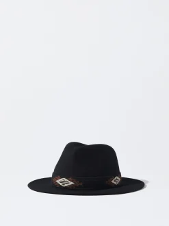 PARFOIS Strohhüte|Bucket>Hut Aus Strick Schwarz