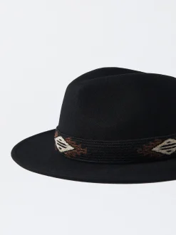 PARFOIS Strohhüte|Bucket>Hut Aus Strick Schwarz